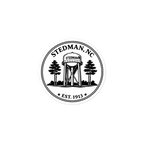 Stedman, NC - Water Tower Round Sticker