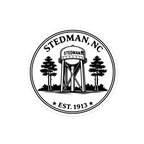 Stedman, NC - Water Tower Round Sticker