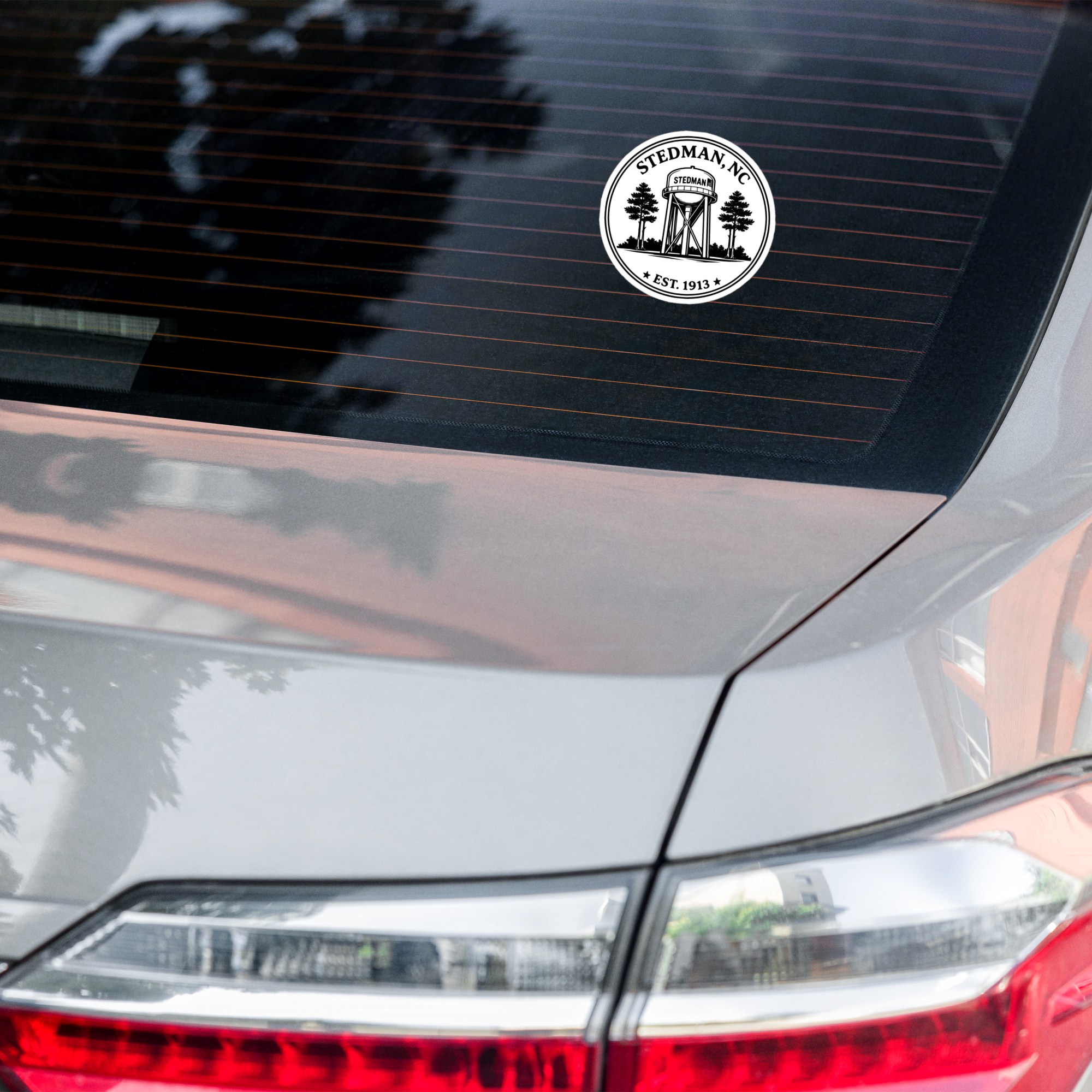 Stedman, NC - Water Tower Round Sticker