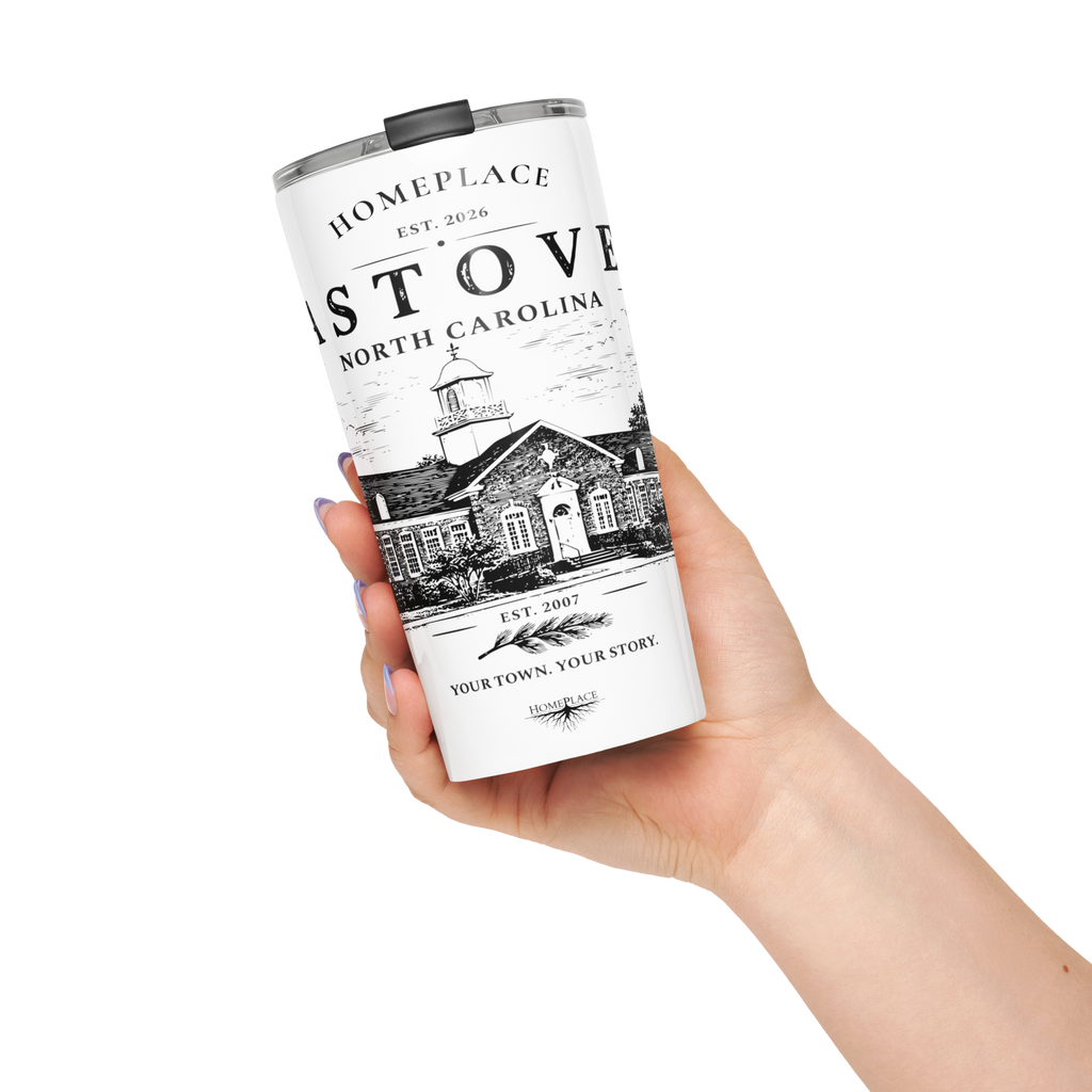 Eastover, NC - The Old School - Tapered stainless steel tumbler