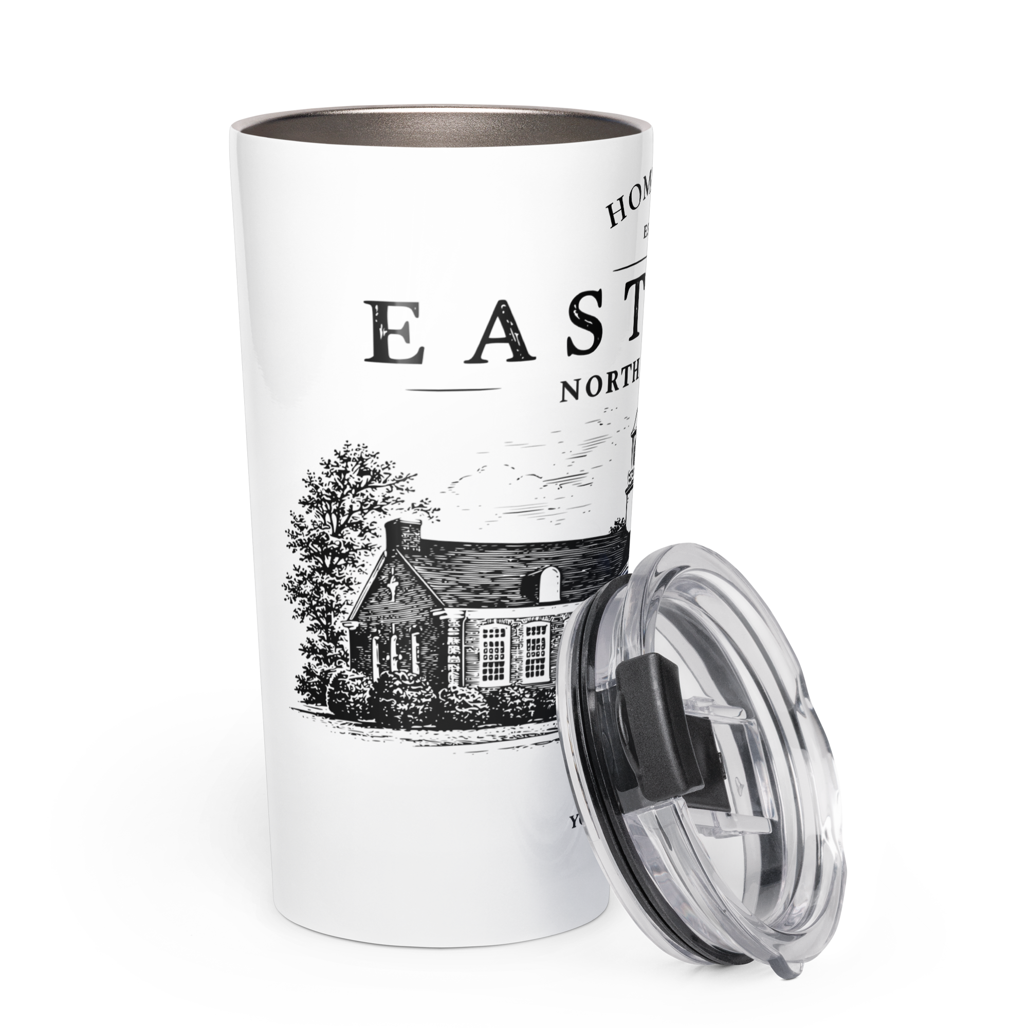 Eastover, NC - The Old School - Tapered stainless steel tumbler