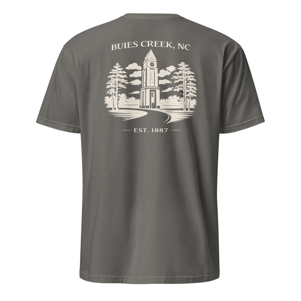 Buies Creek, NC - Campus Tower - Unisex T-Shirt