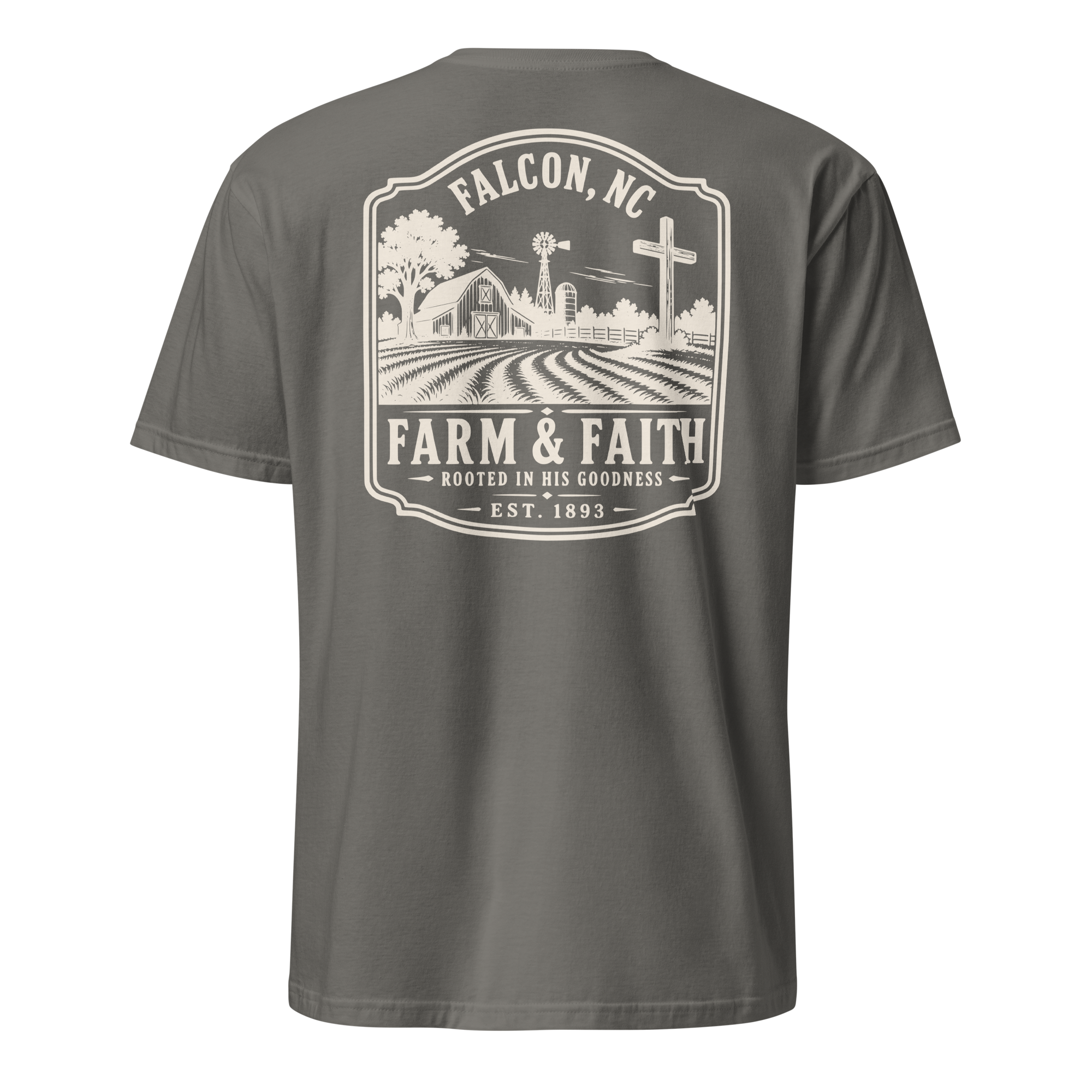 Falcon, NC - Farm & Faith - Unisex T-Shirt
