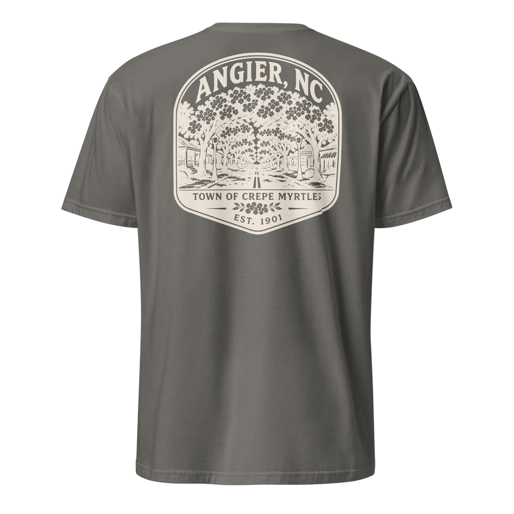 Angier, NC - Street of Crepe Myrtles - Unisex T-Shirt