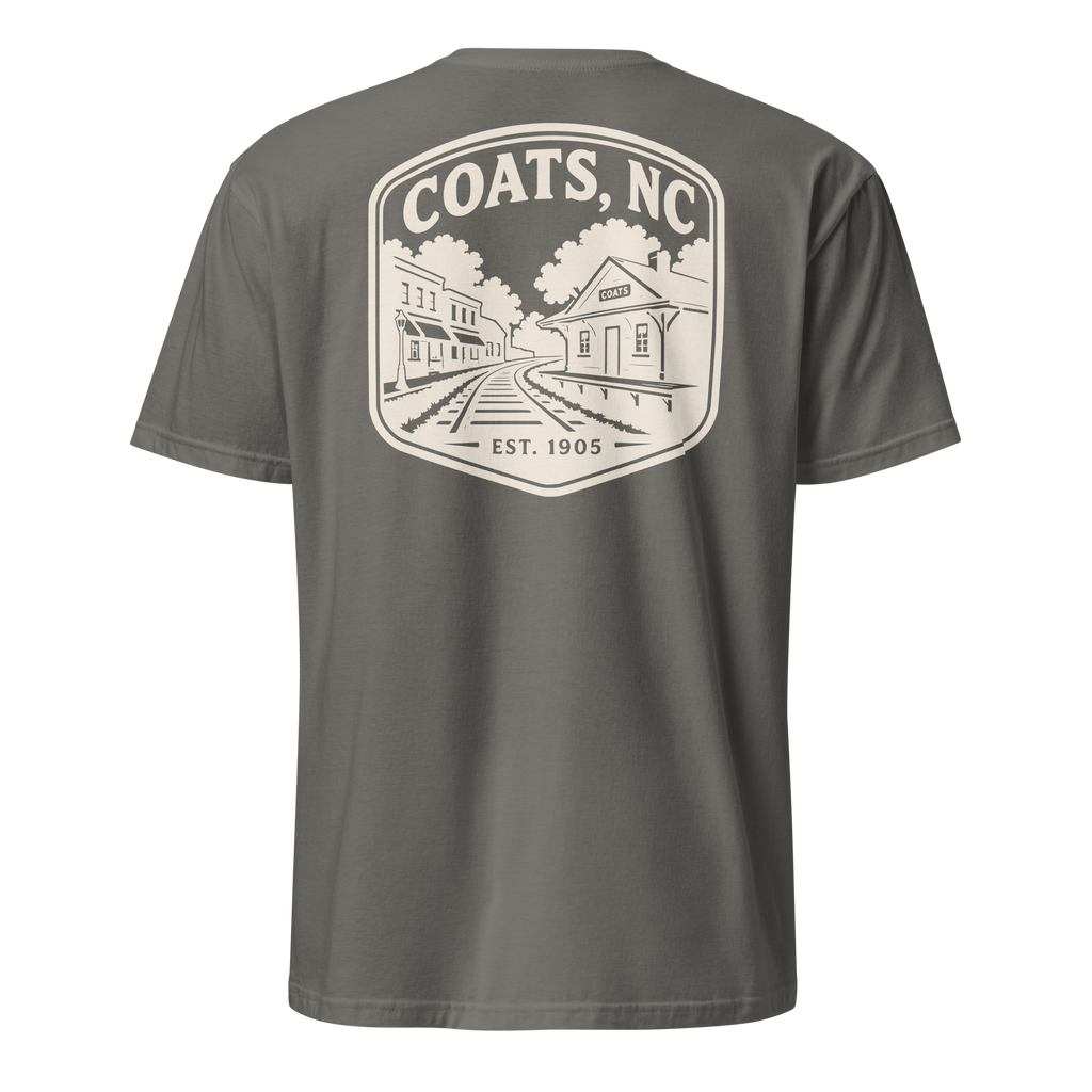 Coats, NC - Railroad Town - Unisex T-Shirt
