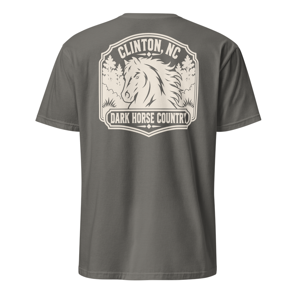 Clinton, NC - Dark Horse Country - Unisex T-Shirt