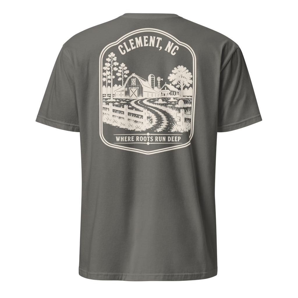 Clement, NC - Farm Roots - Unisex T-Shirt