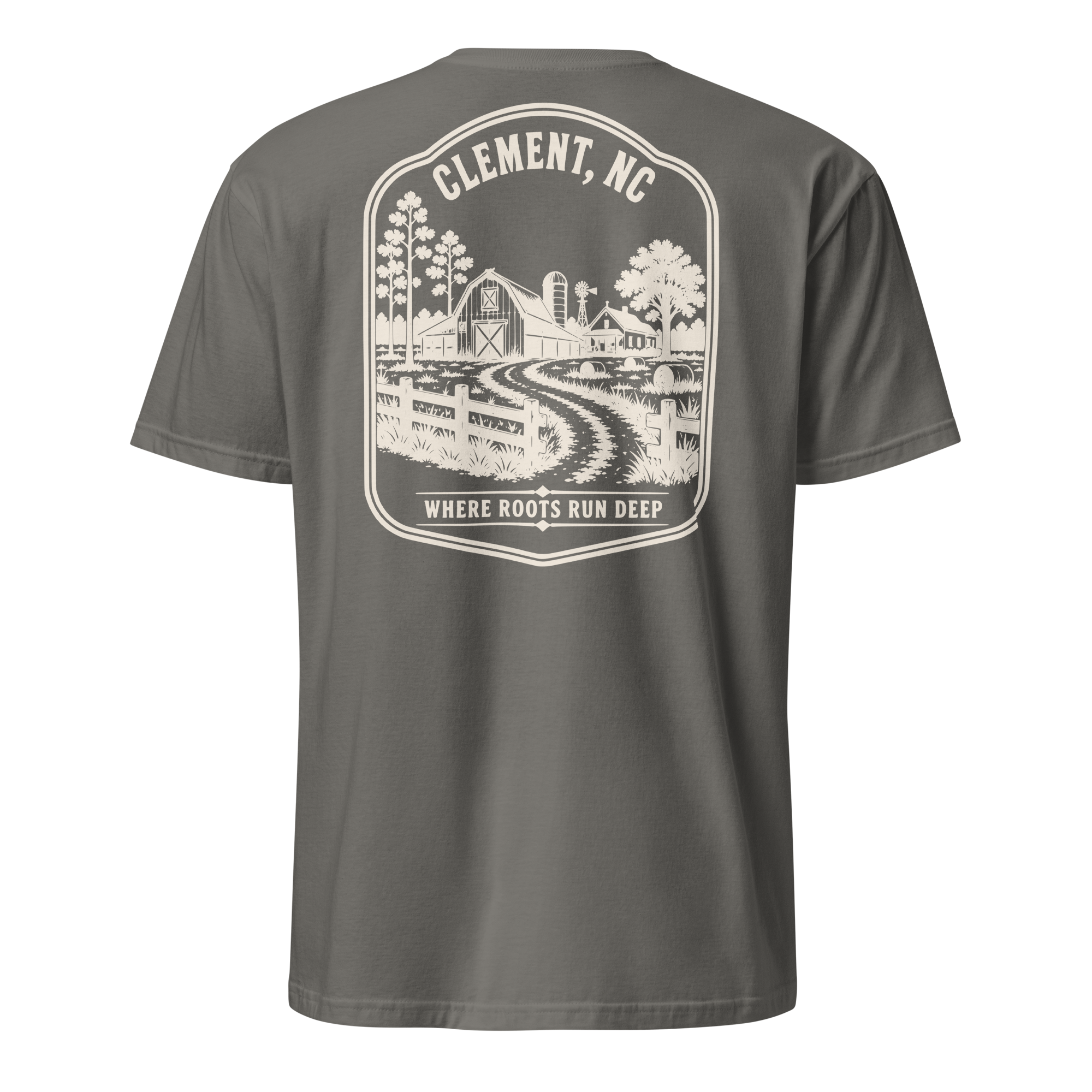 Clement, NC - Farm Roots - Unisex T-Shirt