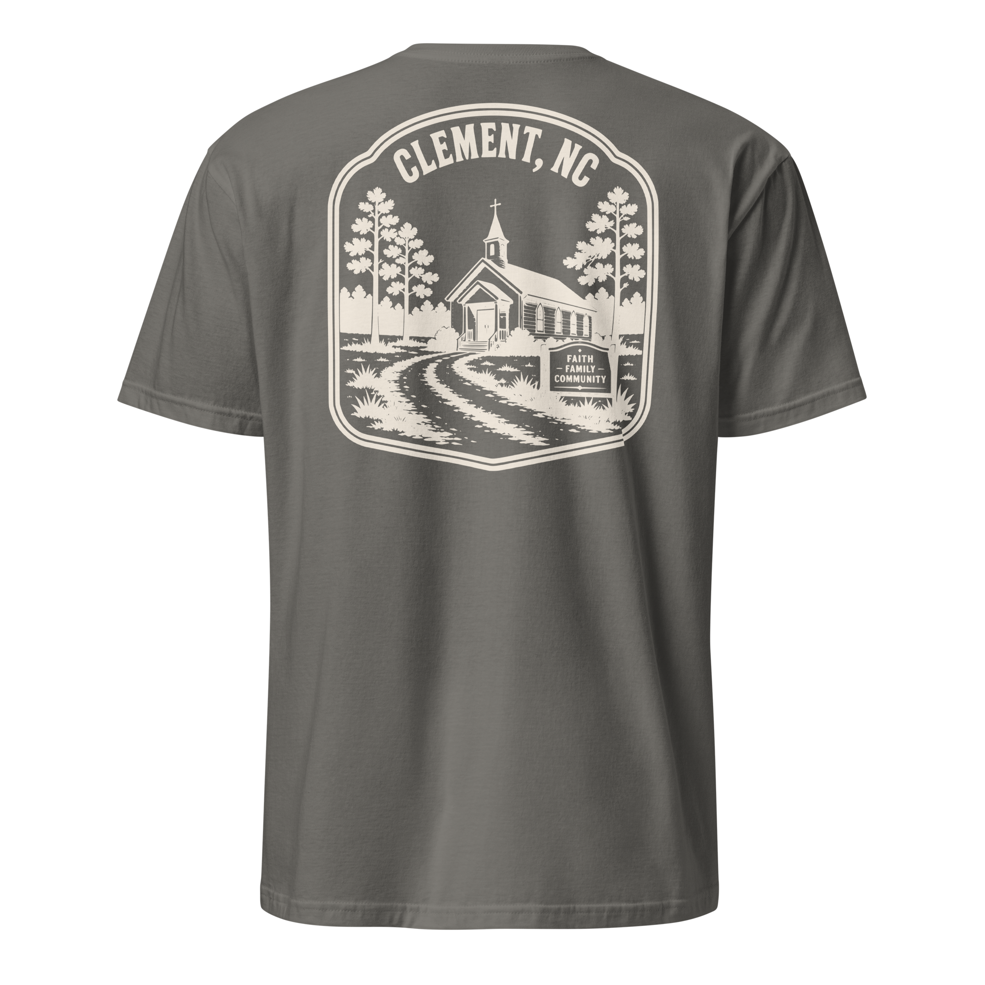 Clement, NC - Faith & Family - Unisex T-Shirt