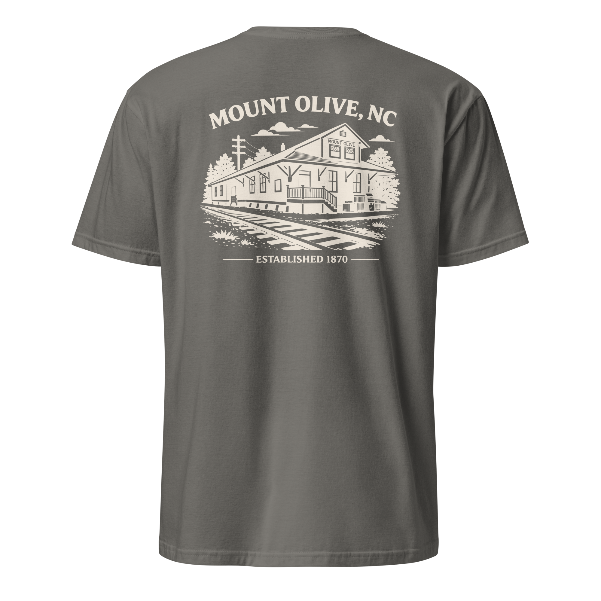 Mount Olive, NC - Train Depot - Unisex T-Shirt