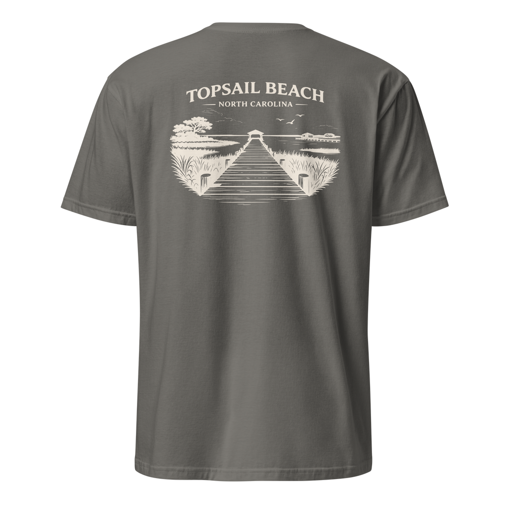 Topsail Beach, NC - On The Dock - Unisex T-Shirt