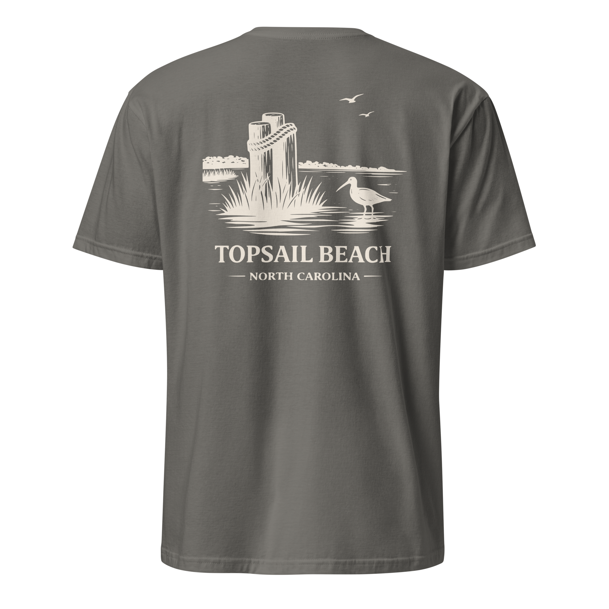 Topsail Beach, NC - The Sandpiper - Unisex T-Shirt