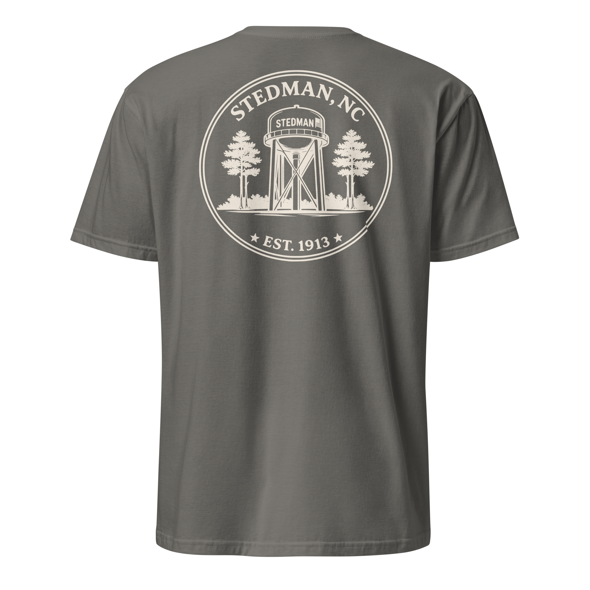 Stedman, NC - Water Tower Round Badge - Unisex T-Shirt