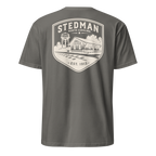 Stedman, NC - Train Depot Badge - Unisex T-Shirt