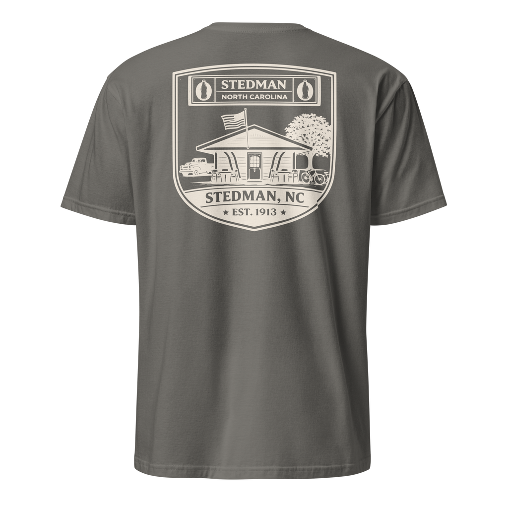 Stedman, NC - Soda Shop Badge - Unisex T-Shirt