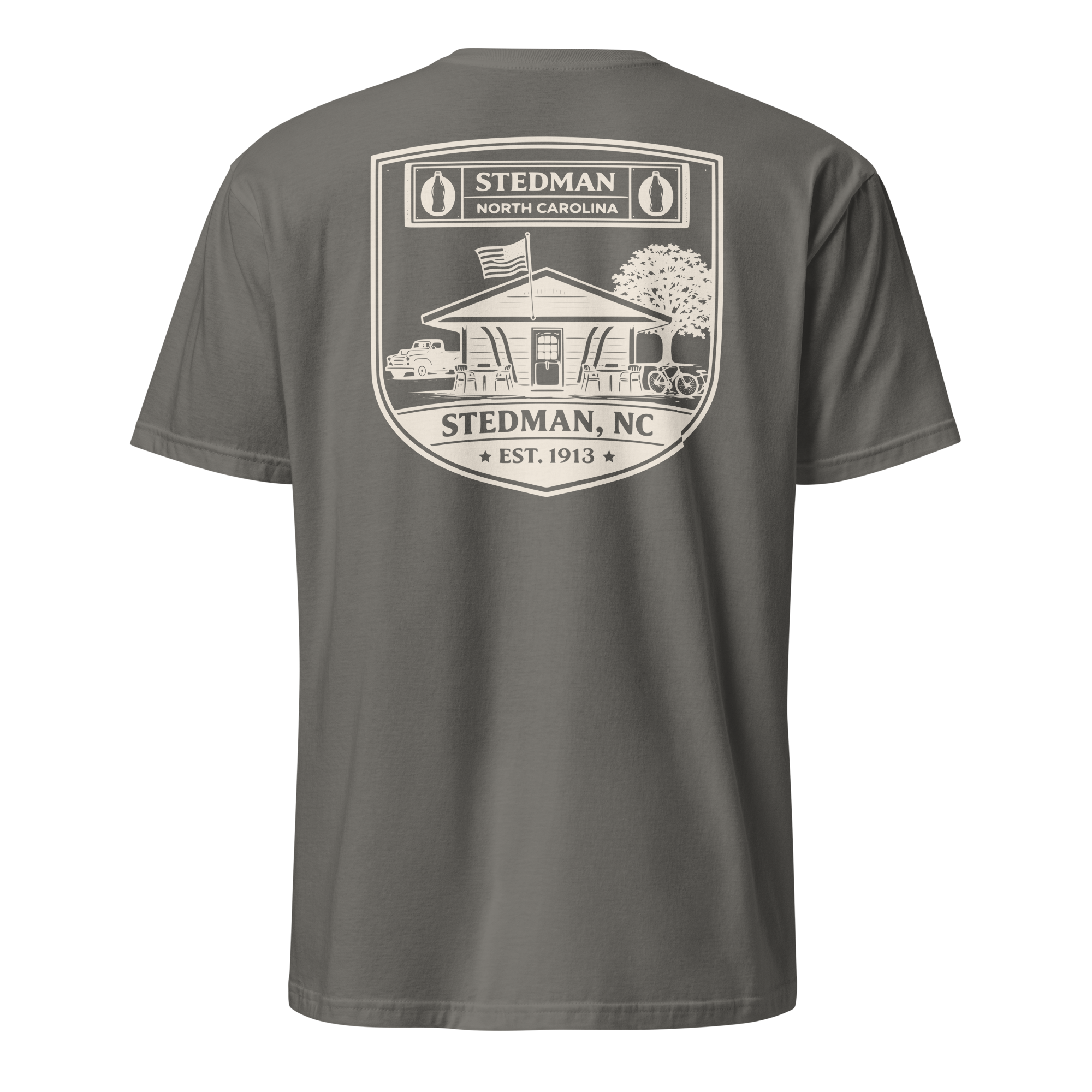 Stedman, NC - Soda Shop Badge - Unisex T-Shirt