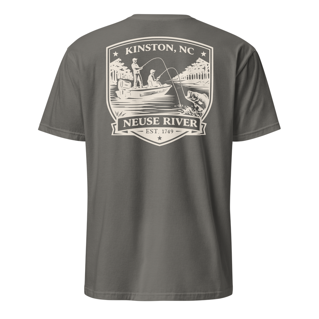 Kinston, NC - Neuse River Fishing - Unisex T-Shirt