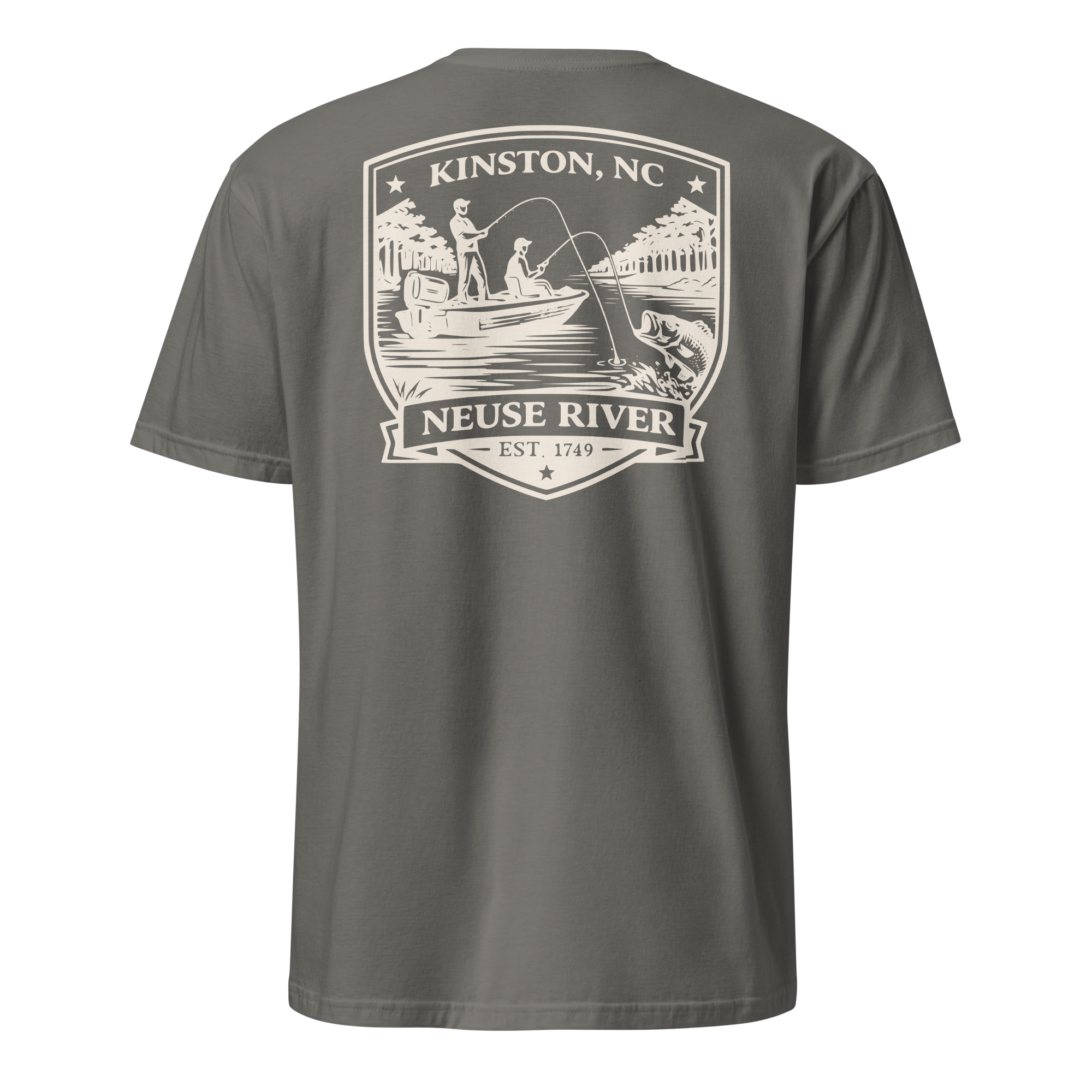 Kinston, NC - Neuse River Fishing - Unisex T-Shirt