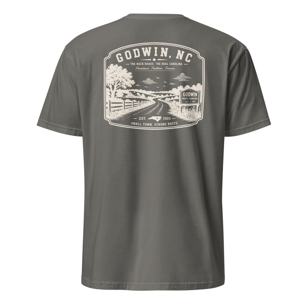 Godwin, NC - The Back Roads - Unisex T-Shirt