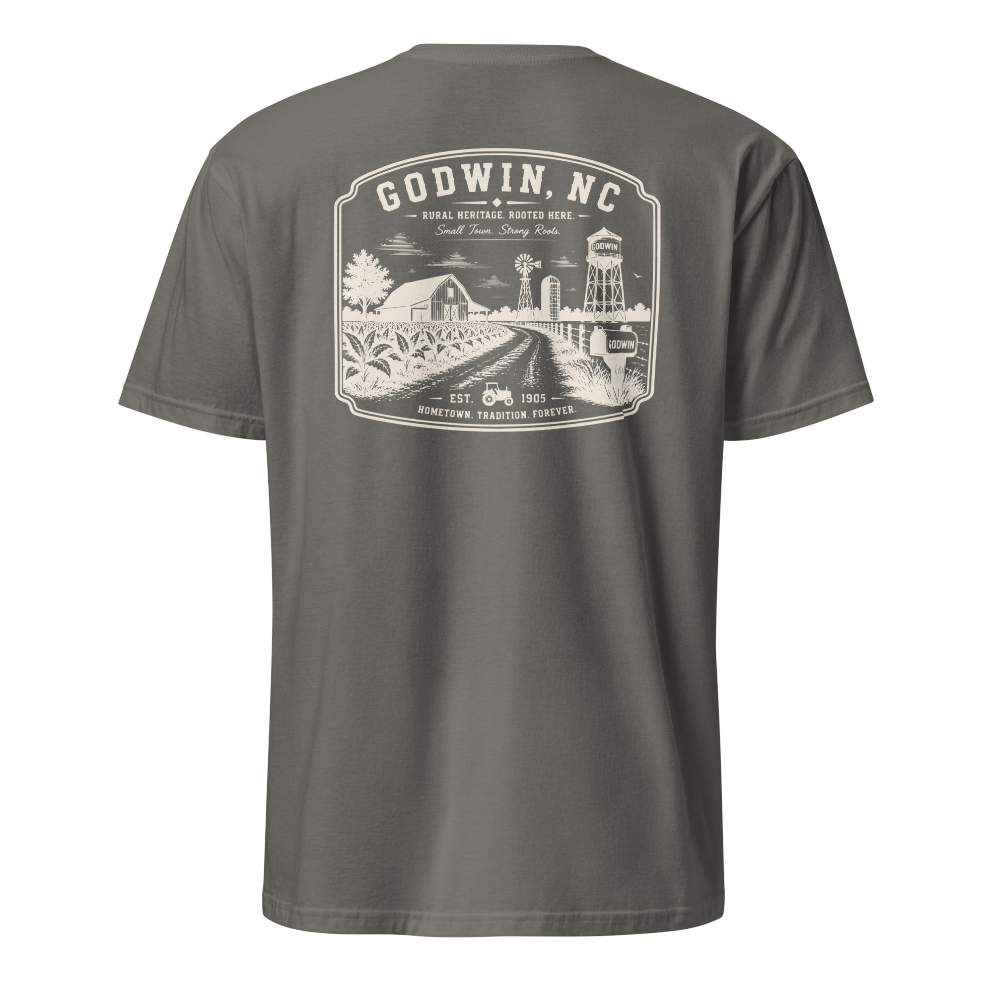 Godwin, NC - Farm Roots - Unisex T-Shirt