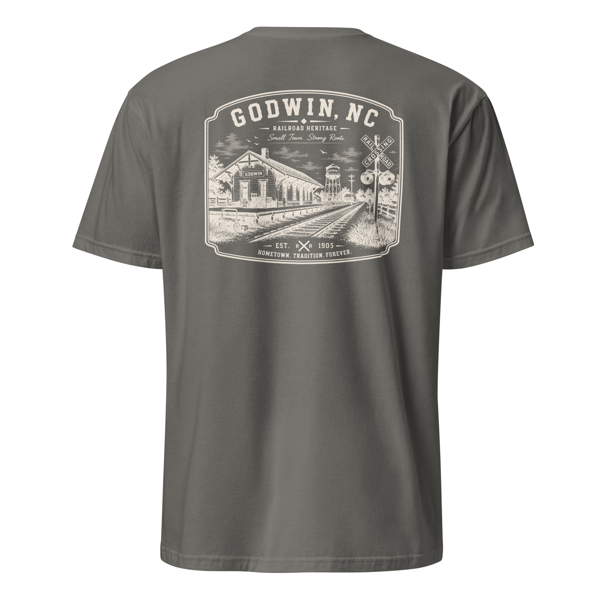Godwin, NC - Railroad Town - Unisex T-Shirt