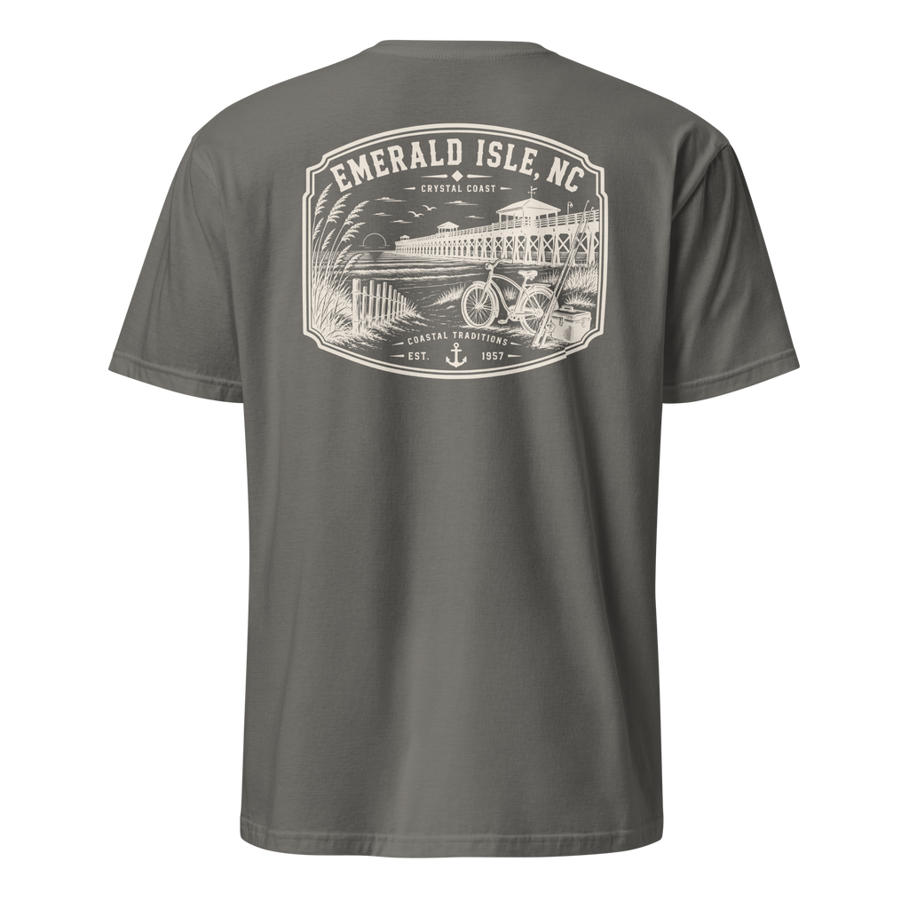 Emerald Isle, NC - Day By The Pier - Unisex T-Shirt