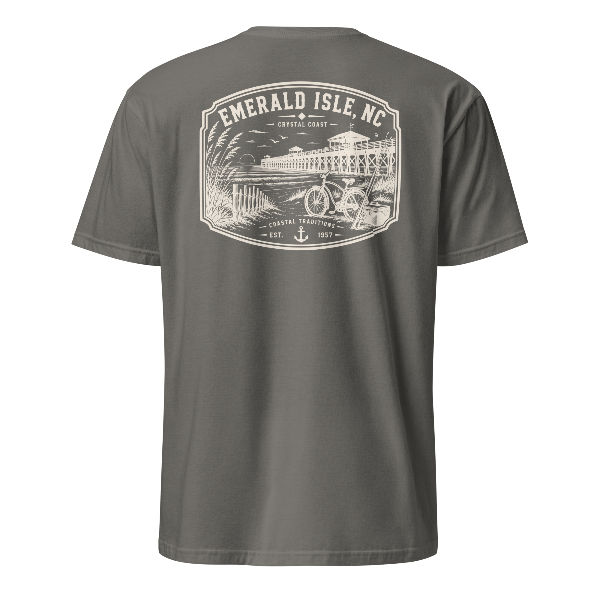 Emerald Isle, NC - Day By The Pier - Unisex T-Shirt