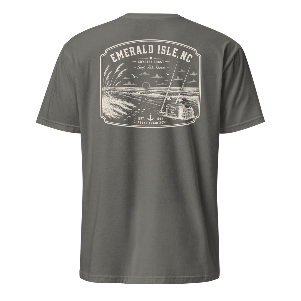 Emerald Isle, NC - Surf. Fish. Repeat. - Unisex T-Shirt