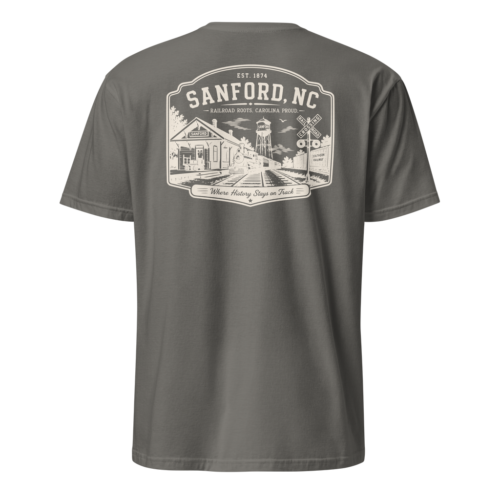 Sanford, NC - Railroad Roots - Unisex T-Shirt