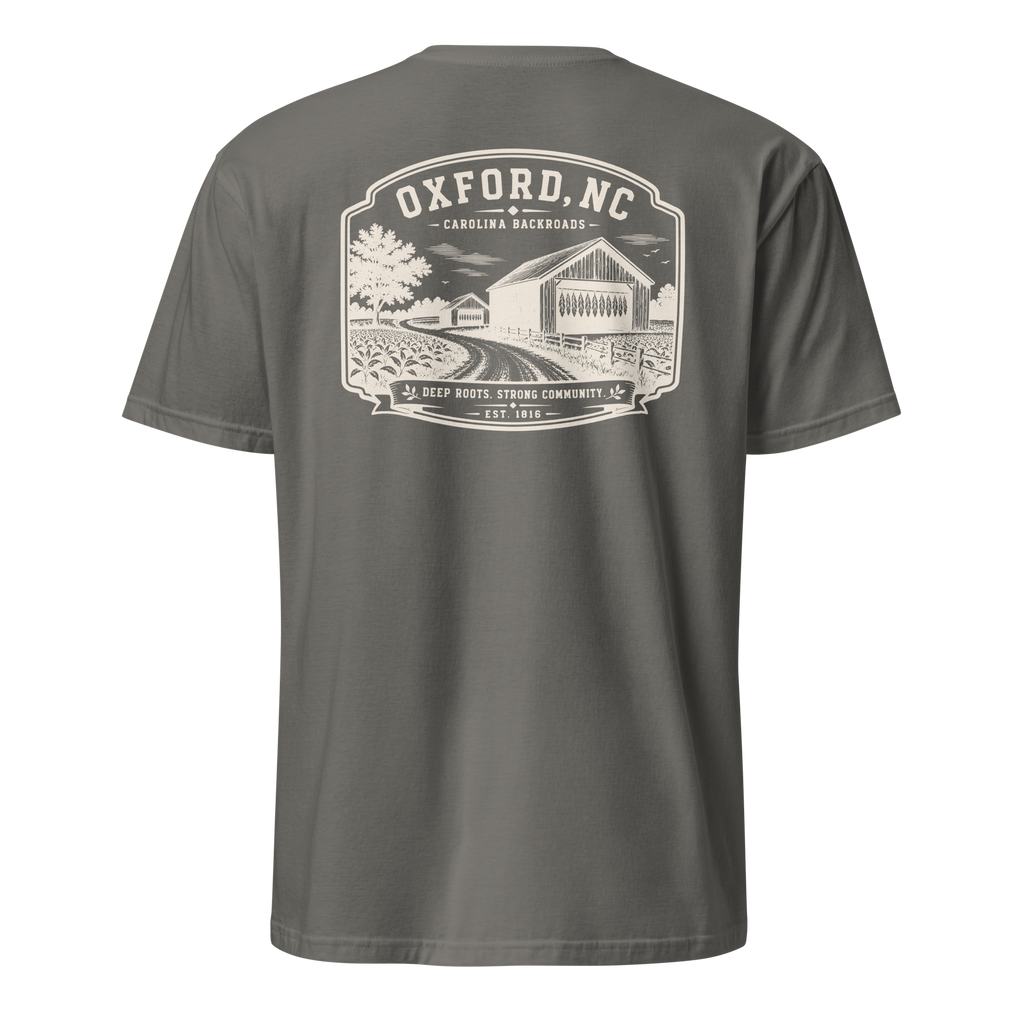 Oxford, NC - Carolina Backroads - Unisex T-Shirt