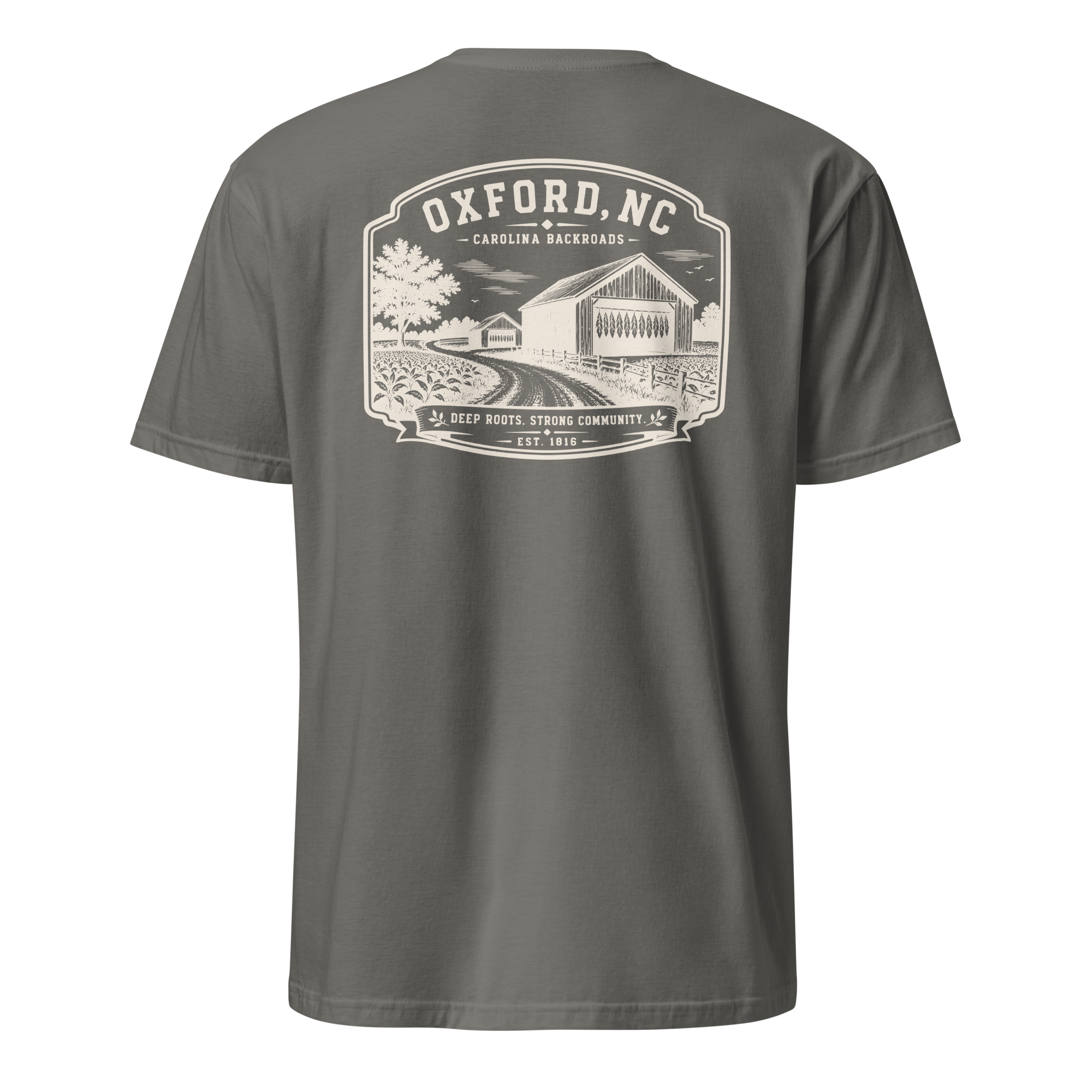Oxford, NC - Carolina Backroads - Unisex T-Shirt