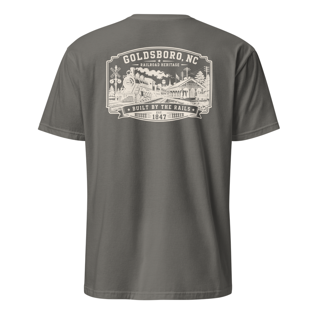 Goldsboro, NC - Built On Rails - Unisex T-Shirt