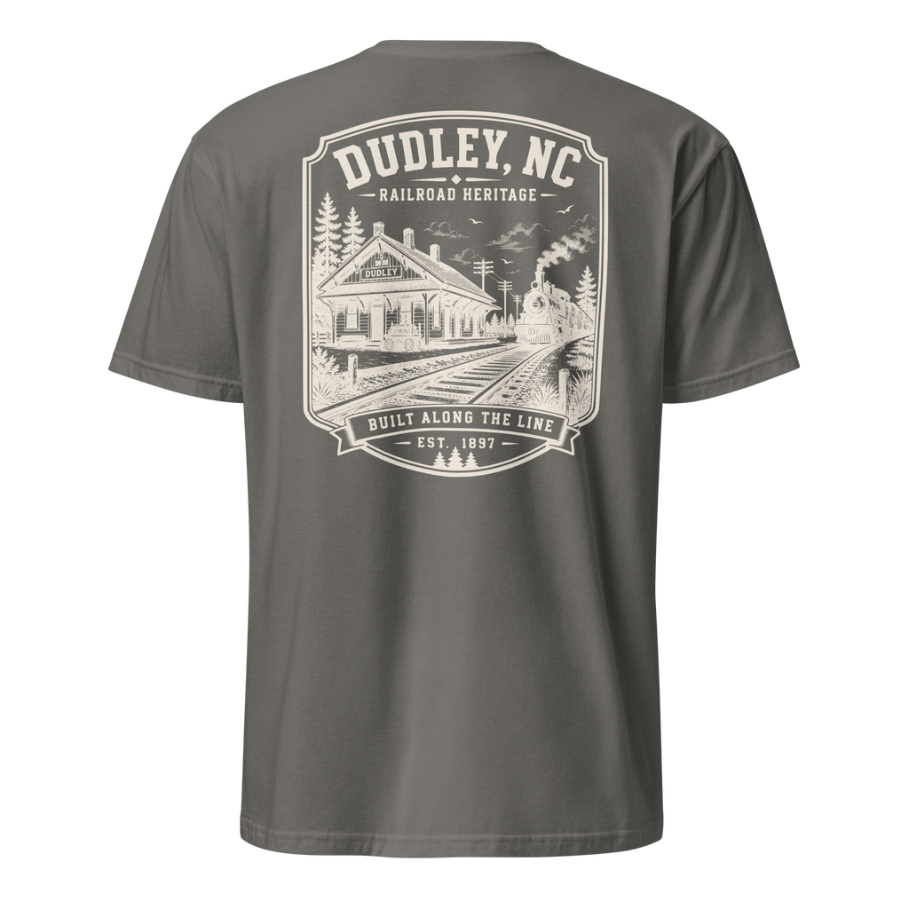 Dudley, NC - Built Along The Line - Unisex T-Shirt