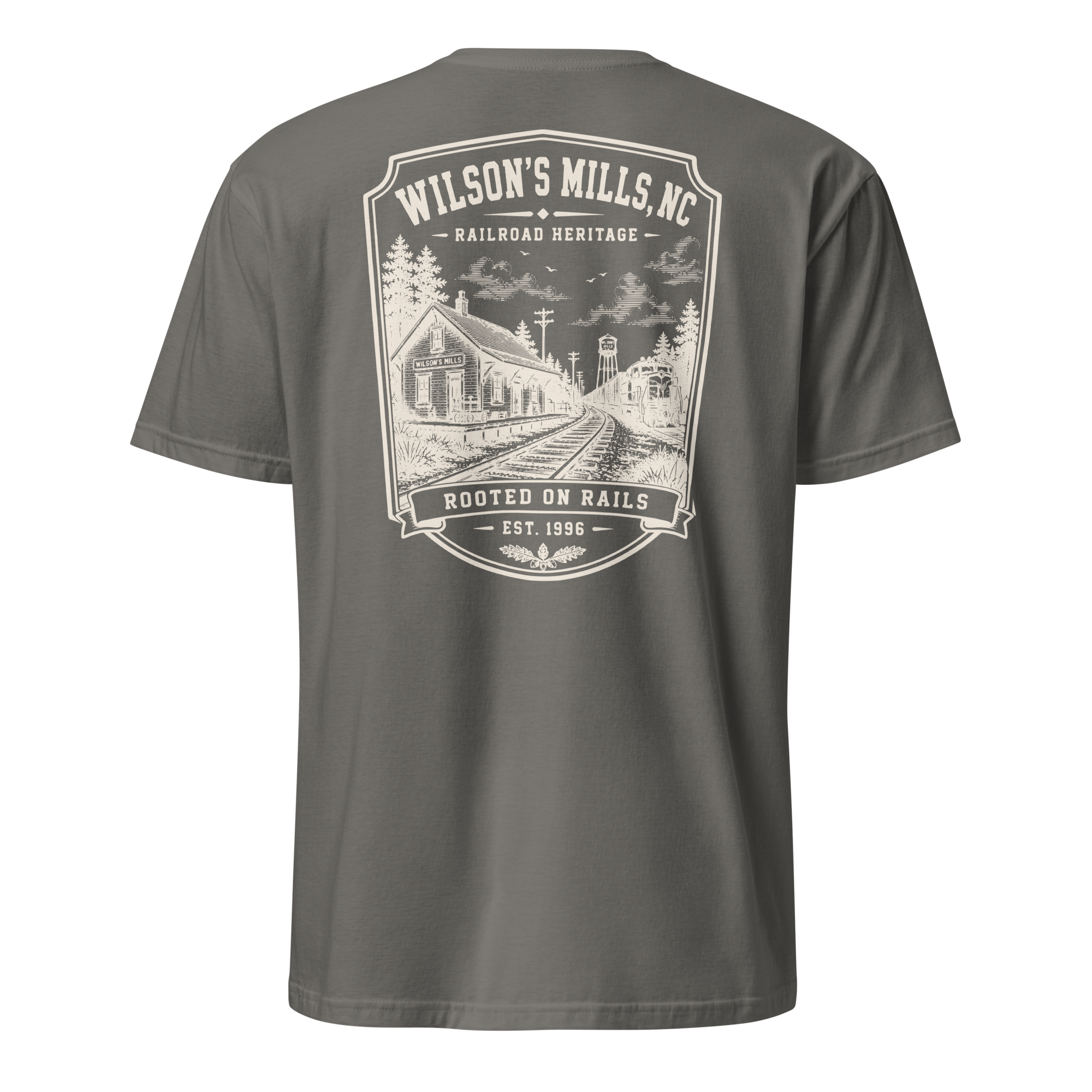 Wilson's Mills - Rooted On Rails - Unisex T-Shirt
