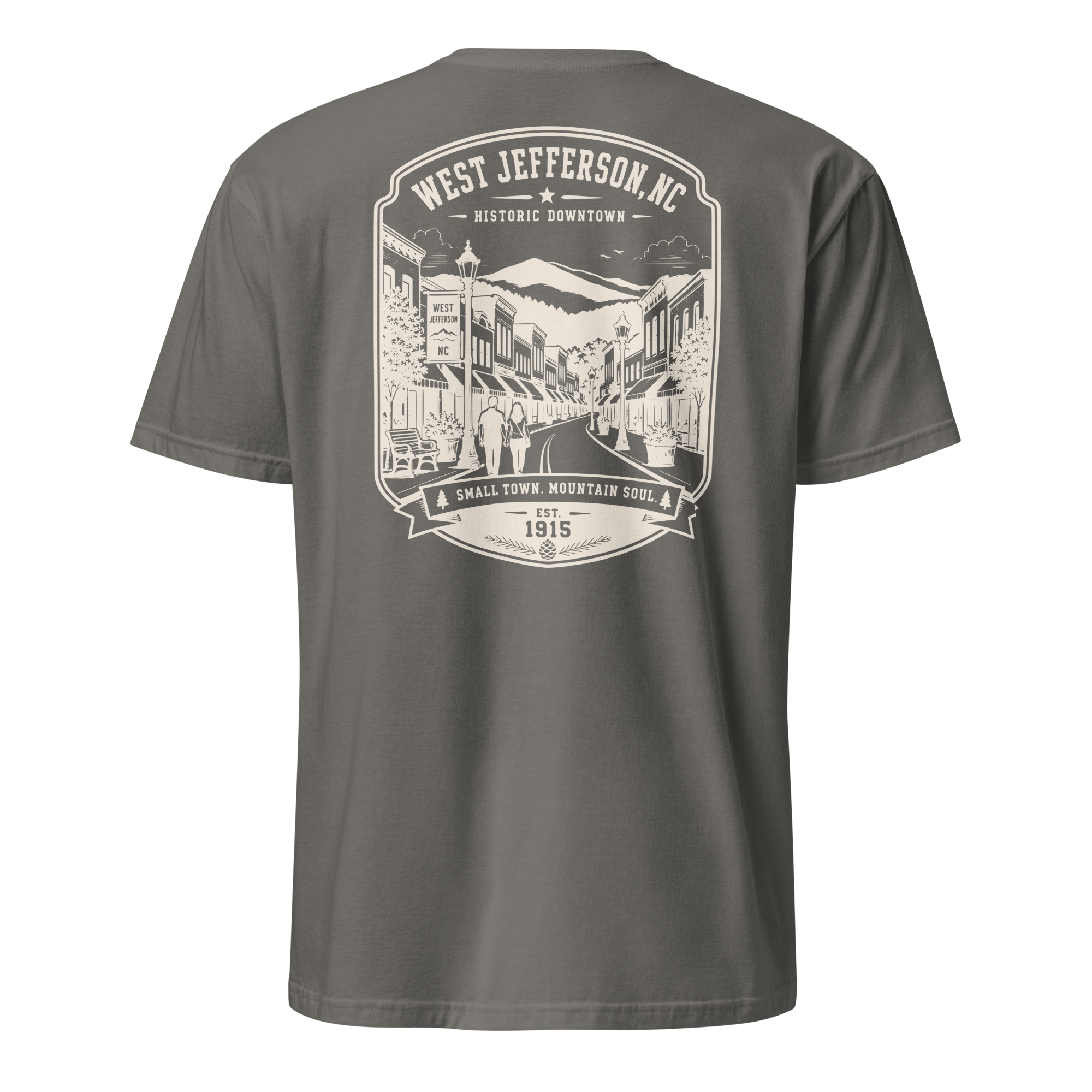 West Jefferson - Historic Downtown - Unisex T-Shirt