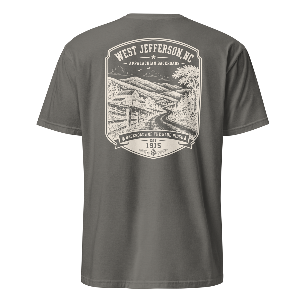 West Jefferson - Appalachian Backroads - Unisex T-Shirt