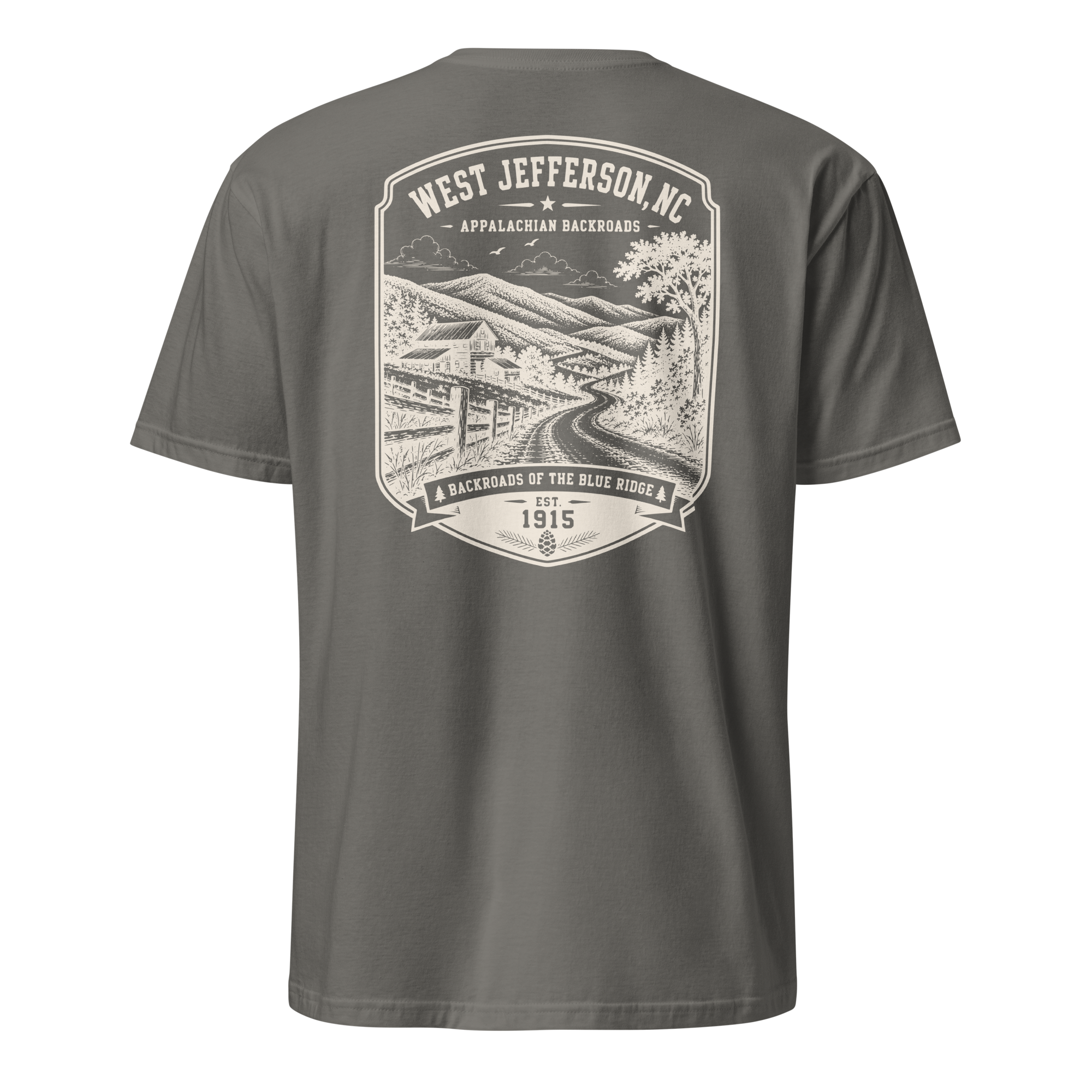 West Jefferson - Appalachian Backroads - Unisex T-Shirt