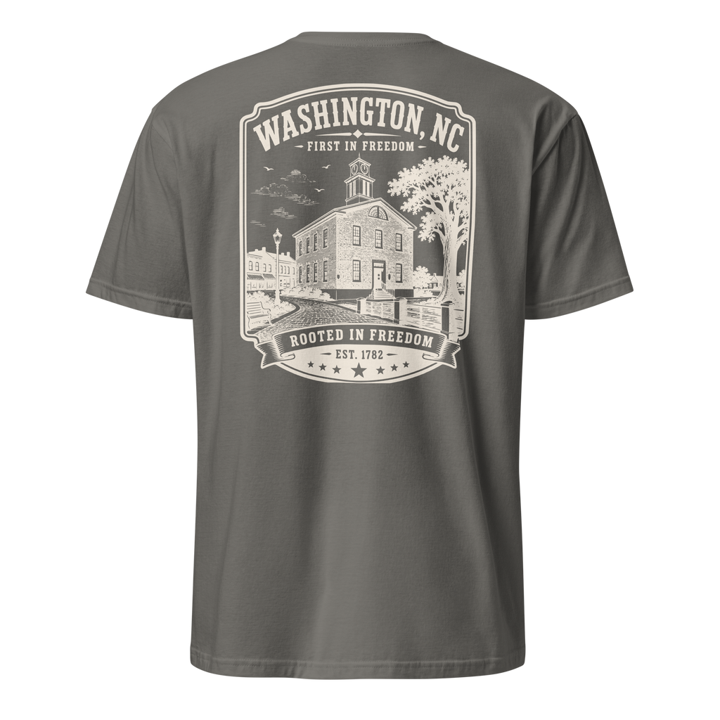Washington, NC - Rooted In Freedom - Unisex T-Shirt