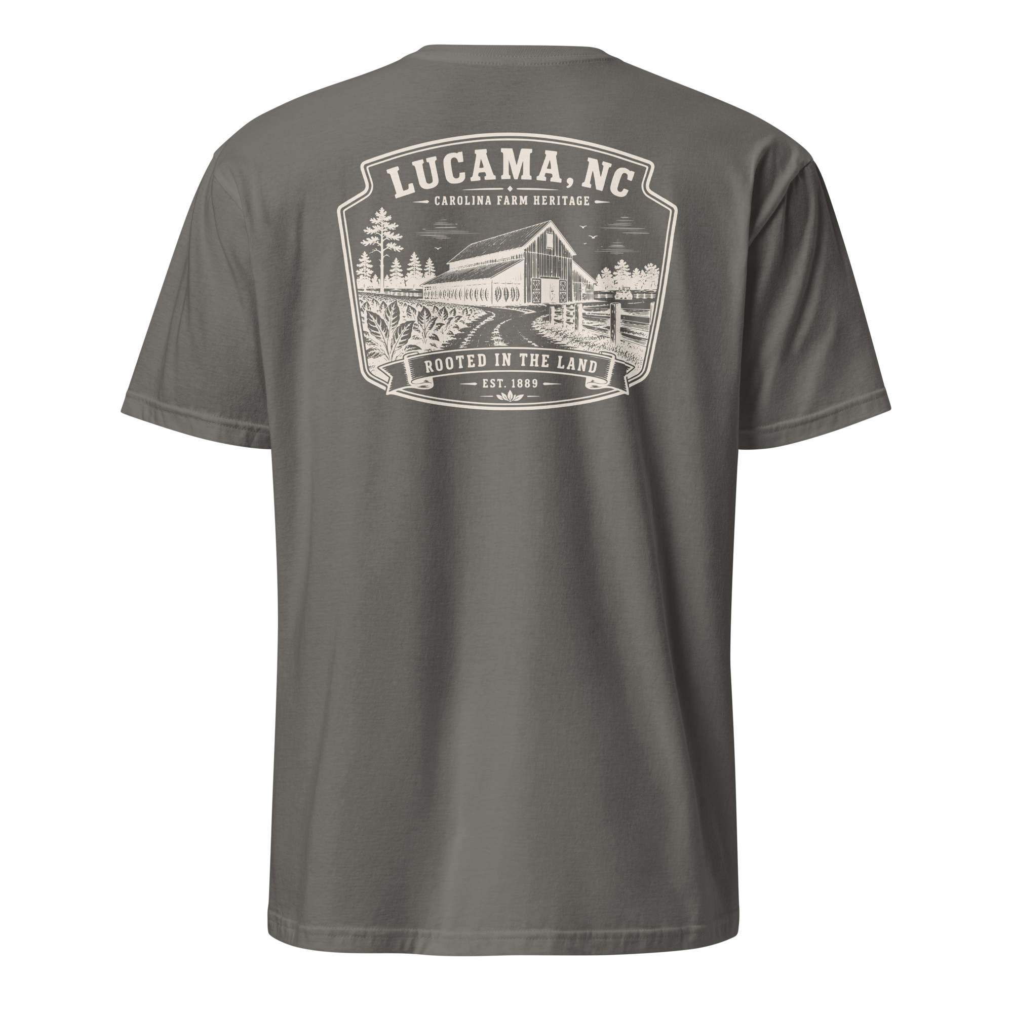 Lucama, NC - Rooted In The Land - Unisex T-Shirt