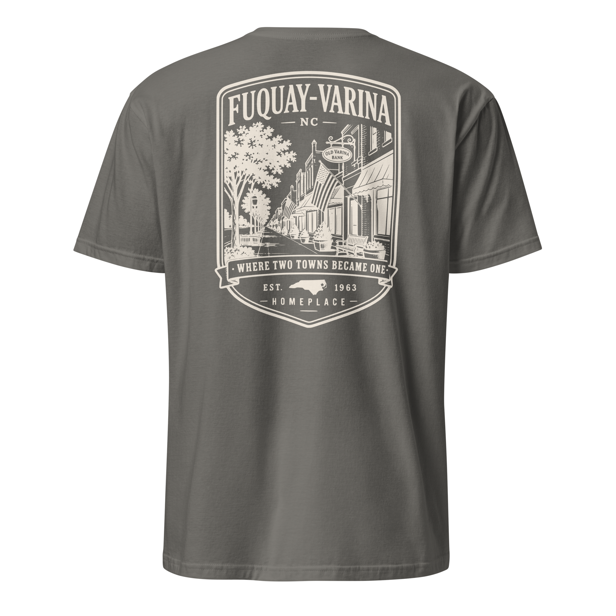 Fuquay-Varina, NC - Two Towns Became One - Unisex T-Shirt