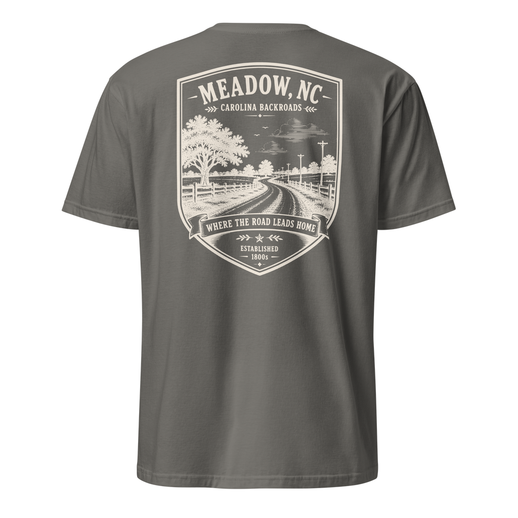Meadow, NC - Carolina Backroads - Unisex T-Shirt
