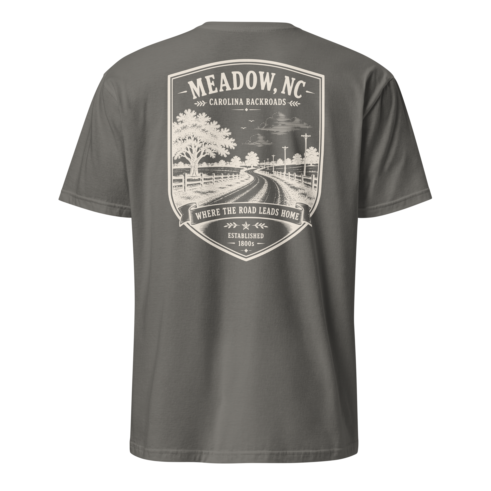 Meadow, NC - Carolina Backroads - Unisex T-Shirt