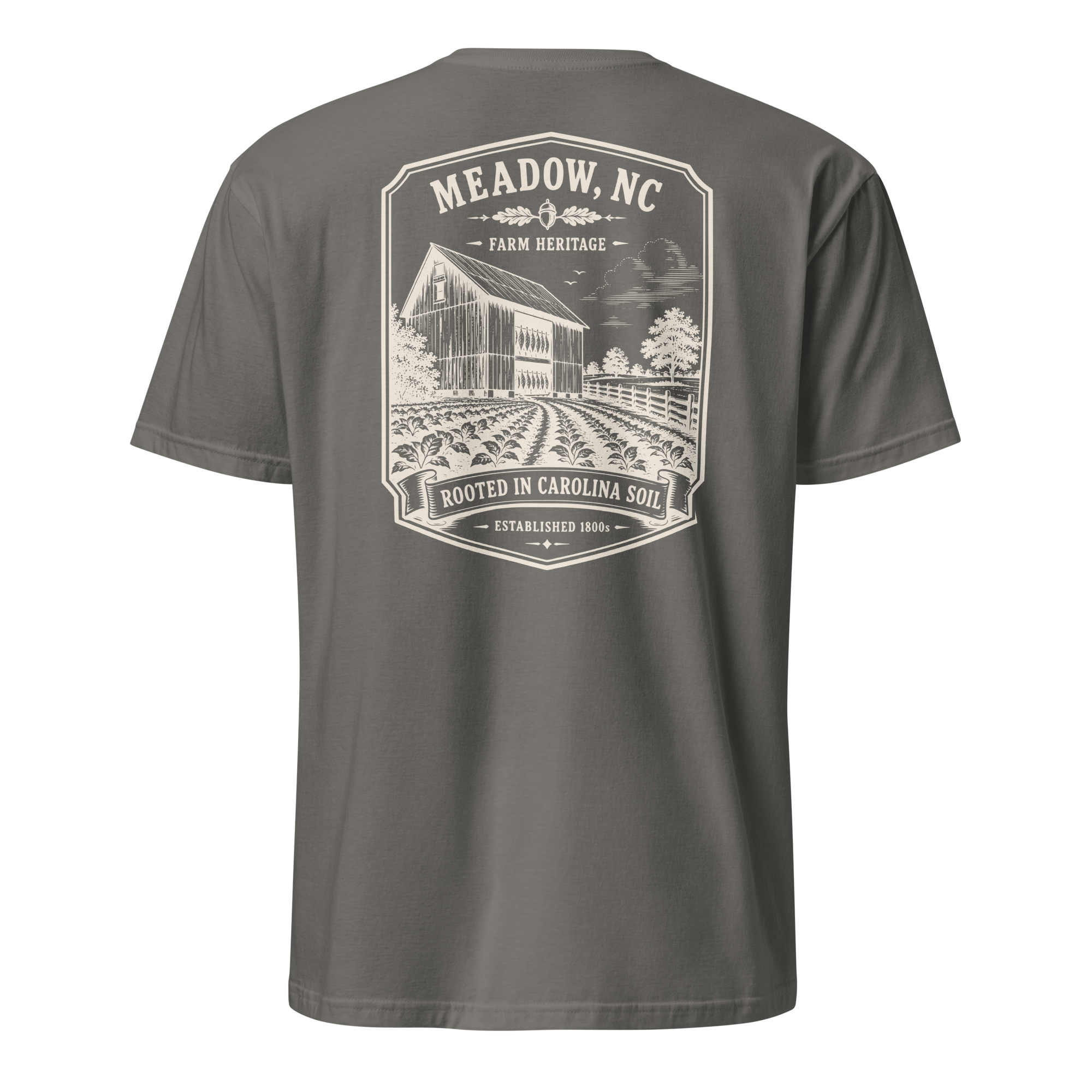 Meadow, NC - Rooted In Carolina - Unisex T-Shirt