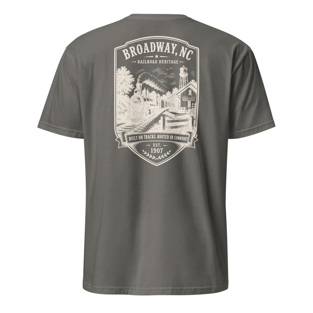 Broadway, NC - Railroad Heritage - Short-Sleeve Unisex