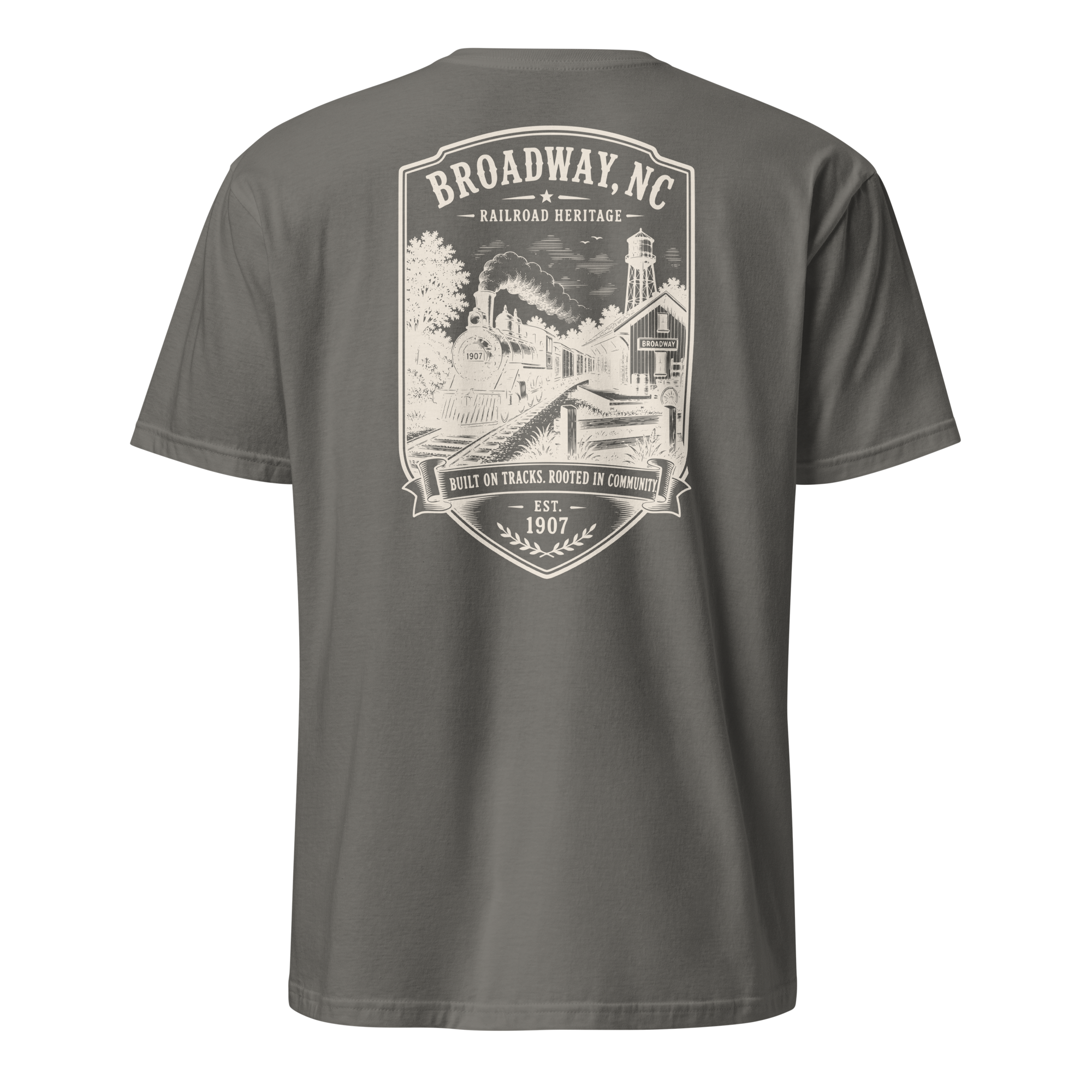 Broadway, NC - Railroad Heritage - Short-Sleeve Unisex