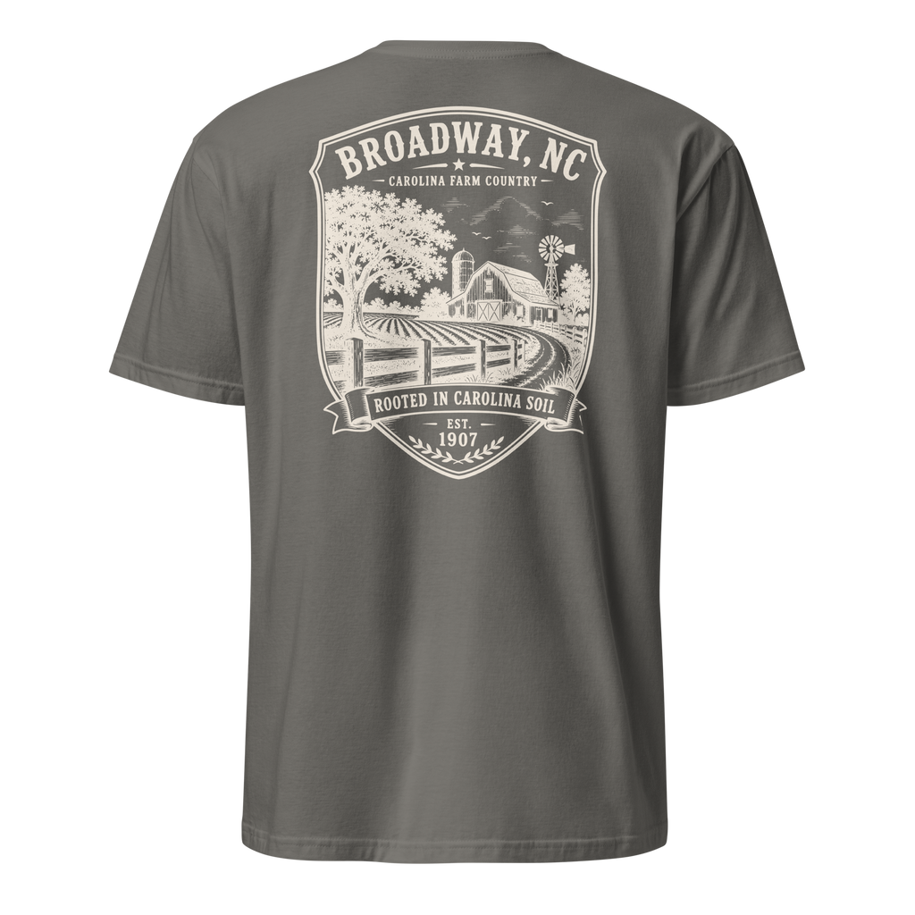 Broadway, NC - Farm Country - Short-Sleeve Unisex