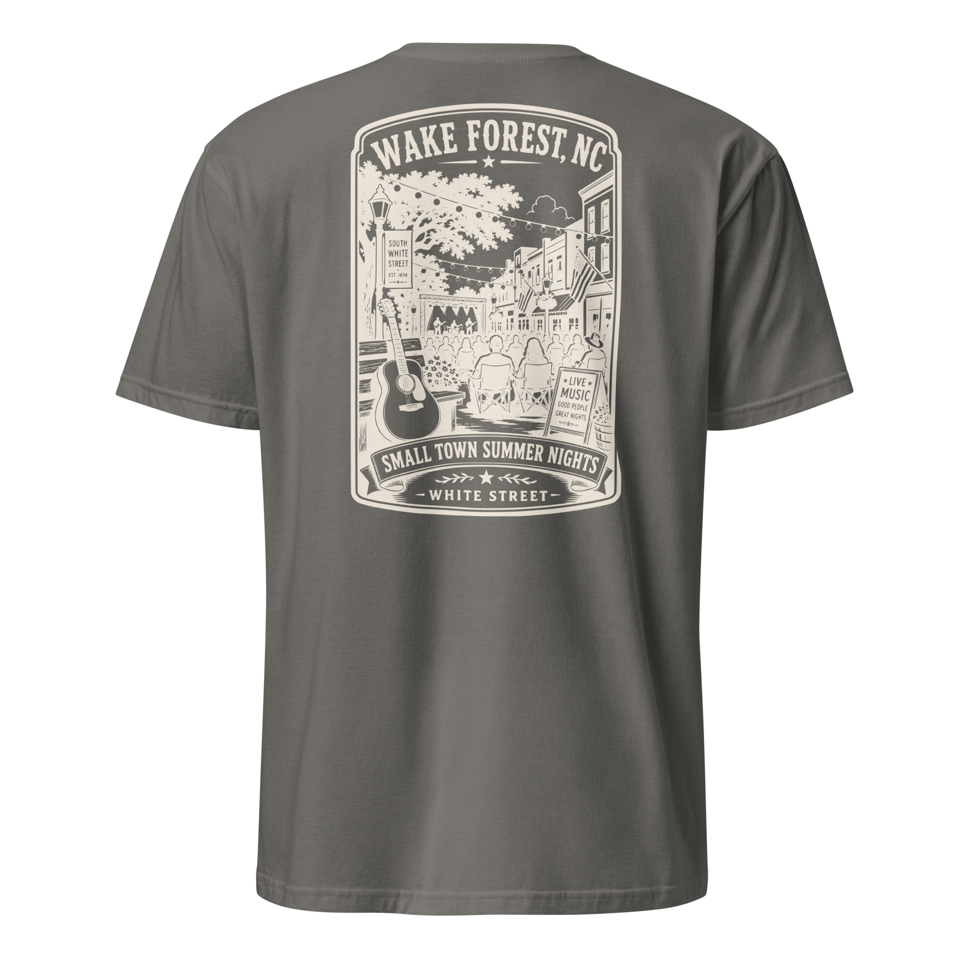 Wake Forest, NC - Small Town Summer Nights - Short-Sleeve Unisex