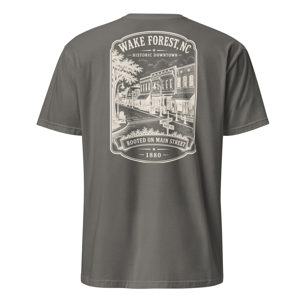 Wake Forest, NC - Historic Downtown - Short-Sleeve Unisex