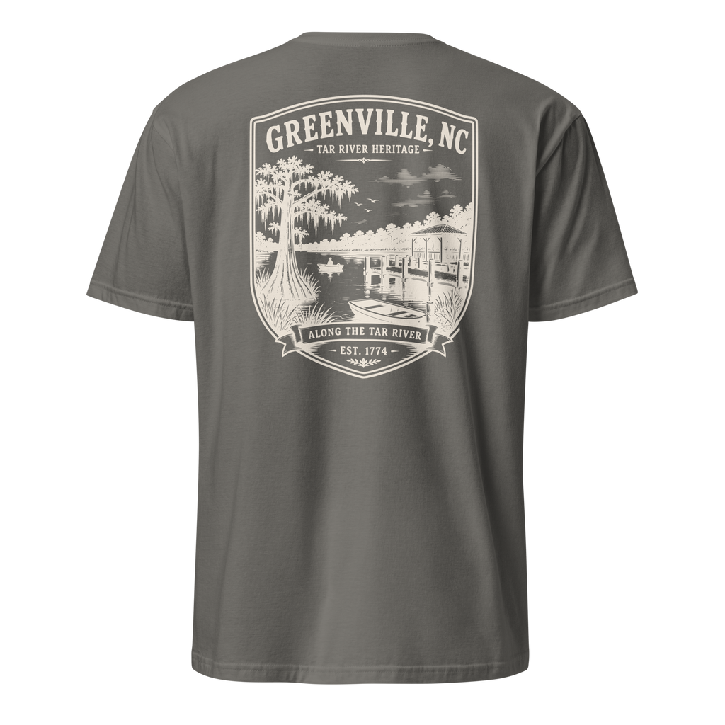Greenville, NC - Along The Tar - Short-Sleeve Unisex