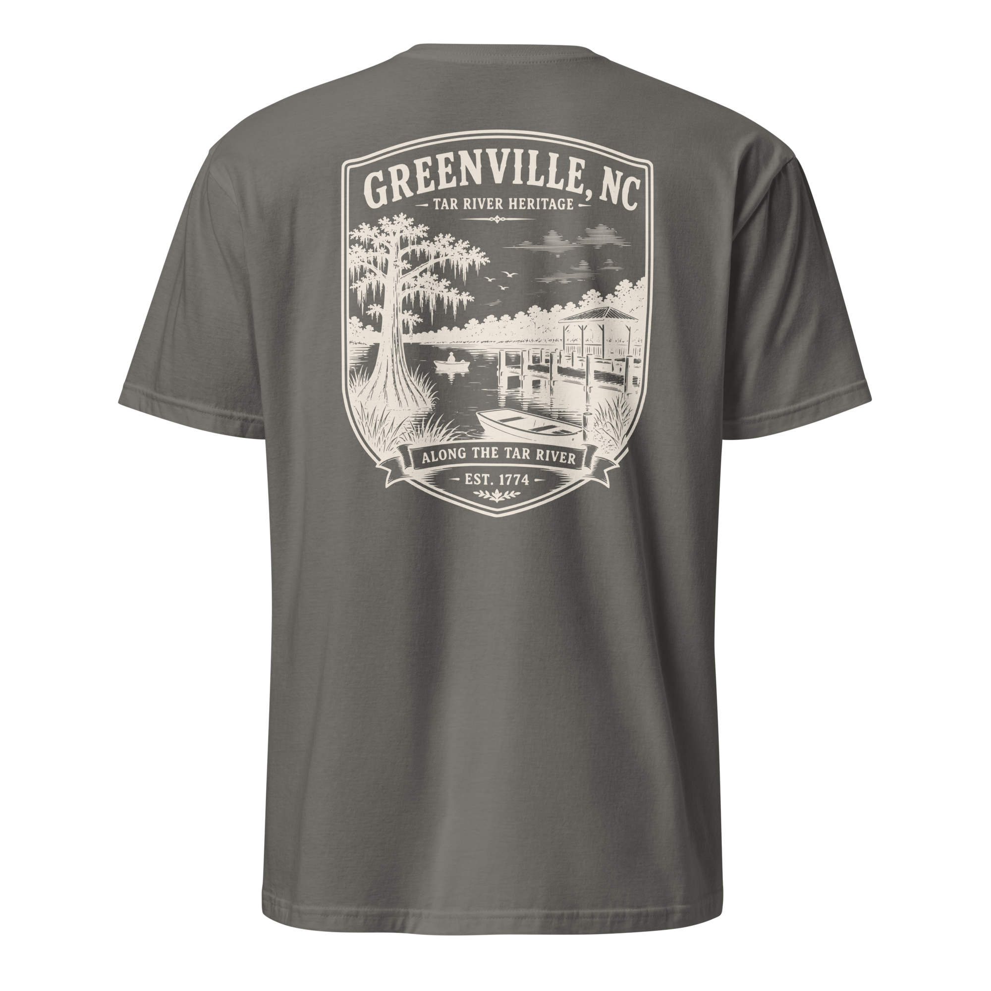 Greenville, NC - Along The Tar - Short-Sleeve Unisex
